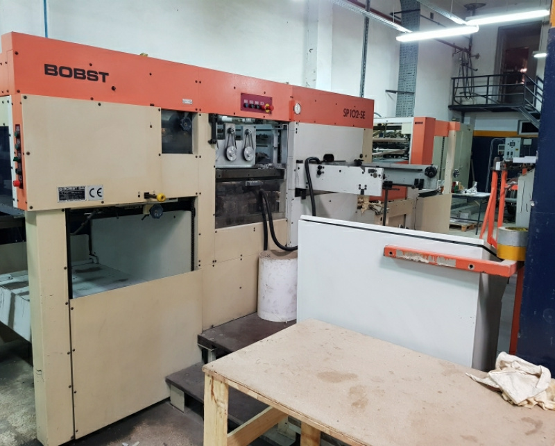 1996 BOBST SP 102 SE Hot foil